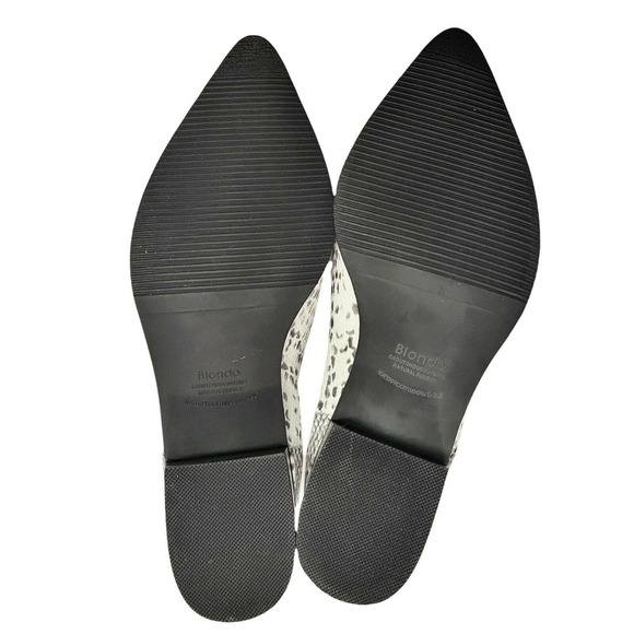 BLONDO Emelia Ankle Black White Snakeskin Waterproof Chelsea Ankle Boots 8M NIB - Picture 6 of 9